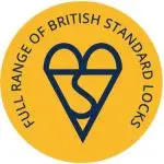 UK standard locks badge