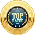 Top rated service badge